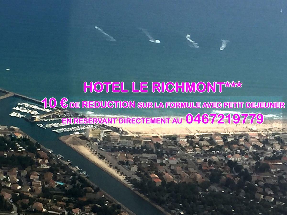Hotel Le Richmont Marseillan  Bagian luar foto