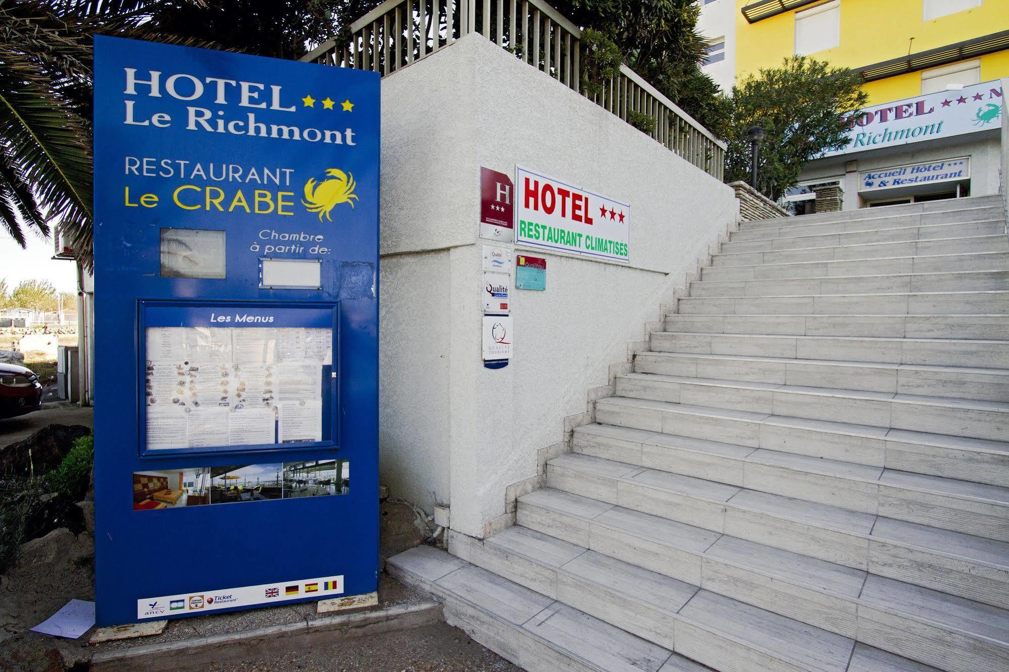 Hotel Le Richmont Marseillan  Bagian luar foto